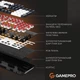 Клавіатура GamePro Genesis Metallic MK144B Outemu Red Switch USB UA Black (MK144B) 321730 - зображення 14
