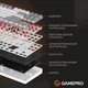 Клавиатура GamePro Genesis Metallic MK110G Outemu Red Switch USB UA White (MK110G) 323227 - изображение 13