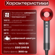 Профессиональный фен Super Hair Dryer 1 насадка по защите волос насадка Концентратор с ионизацией сушка любых волос красный - изображение 2