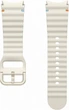 Ремінець Sport Band для Samsung Galaxy Watch 4 / Watch 5 / Watch 6 / Watch 7 / Watch FE (20mm, S/M) (ET-SNL30SWEGEU) Cream OEM - зображення 2