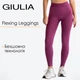 Женские классические бесшовные леггинсы Giulia FLEXING LEGGINGS XXS/XS Domsor, спортивные леггинсы из микрофибры - изображение 1