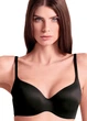 Бюстгальтер с уплотненной чашкой Lormar ULTRASHINE 1432 ONE 90С Чёрный - изображение 1