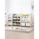 Детский стеллаж для хранения Line Mealux KD-E196 White 185х36х99 см - изображение 3