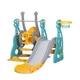 Дитячий ігровий комплекс Ariel Mealux KD-B252 Yellow/Blue/Grey гірка, гойдалка - зображення 2