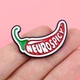 Значок BROCHE брошь бижутерия Медицина Neurospicy Перчик красный BRGV115265 - изображение 4