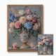 Набор для вышивки крестом JOZYSH "Натюрморт в голубой везе" 14CT, 30x40 см, канва Аида с нанесенным рисунком - изображение 1