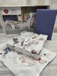Постільна білизна євро розмір Cotton Box Lux Satin Nebulae Indigo - зображення 3