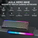 Магнітна клавіатура AULA Hero 68 HE Black Lighthouse Магнітні світчі, RGB Lightbox, 8000Hz/s., 65 keys, Switch 0.01mm. Rapid Trigger - зображення 2