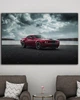 Картина з машиною - Dodge Challenger Red - 30х40 см - зображення 3
