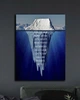 Мотиваційна картина для офісу та кабінету «Success Iceberg» - 90х120 см - изображение 1