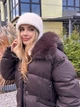 Тепла вʼязана вушанка з ангори жіноча Zefur One size молочна - изображение 5