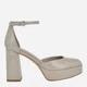 Женские босоножки Calvin Klein 176275631 39.5 Серые (1159851776) - изображение 1
