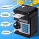 Копилка детская электронная игрушечный сейф копилка для ребенка с кодовым замком для хранения купюр и монет с подсветкой и паролем - изображение 2