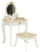 Drewniana toaletka Kik Lulilo Bella lustro taboret akcesoria (KX3775) (5903039750968) - obraz 1