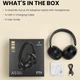 Бездротові навушники OneOdio A5 Bluetooth/ANC Type-C Black (A5 Black) - зображення 5