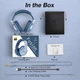 Бездротові навушники OneOdio Fusion A70 Bluetooth+3.5мм/6.35мм 650mAh Sky Blue (A70 Sky Blue) - зображення 3