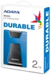 Жорсткий диск ADATA DashDrive Durable HD650 2TB AHD650-2TU31-CBL 2.5" USB 3.1 External Blue - зображення 4