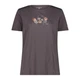Футболка CMP Women's T-Shirt in Organic Cotton Dark Brown XXS (1097-33F7766-Q955 34) - изображение 1