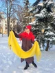 Женский теплый онотонный шарф Дред декоративной прошивкой и бахромой Желтый яркий кашемир 210х40 см 00843/09 - изображение 2