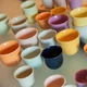 Чашка Loveramics Brewers Embossed Tasting Cup, 150 мл, фарфорова, термостійка, для латте-арту, чорна(KN_EDE49100F282) - зображення 7
