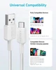 Кабель Anker 322 USB-A - USB-C, 0.9м, White (A81H5H21/A81H5G21) - зображення 3