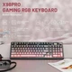 Механічна бездротова (Bluetooth + 2,4G) клавіатура з HOT SWAP Attack SHARK X98PRO, RGB, Win/Mac OS, УКР/АНГЛ, Pink (X98PROPINK) - зображення 10