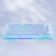 Механічна бездротова (Bluetooth + 2,4G) клавіатура з HOT SWAP GRAVASTAR Mercury K1 Special Edition, RGB, 79key УКР/АНГЛ Ice Blue/Синя (GS_K1_P_BLUE) - изображение 5