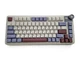 Механічна бездротова (Bluetooth + 2,4G) клавіатура з HOT SWAP AULA AU75, RGB, Star Vector switch, 81key, Mac/Win УКР/АНГЛ Beige Purple Red/Фіолетово бежева (AU75BPR) - изображение 2