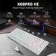 Механічна бездротова (Bluetooth + 2,4G) клавіатура на магнітних світчах Attack SHARK X68PRO HE Rapid Trigger, 8K, 68 key PBT, RGB, Win,Mac OS, УКР/АНГЛ, WHITE Contours/БІЛА (X68PROHEW) - изображение 4