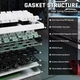 Механічна бездротова (Bluetooth + 2,4G) клавіатура на магнітних світчах Attack SHARK X68PRO HE Rapid Trigger, 8K, 68 key PBT, RGB, Win,Mac OS, УКР/АНГЛ, WHITE Contours/БІЛА (X68PROHEW) - изображение 11