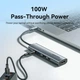 Док-станція USB3.0 Type-C --> HDMI /USB 3.0/USB 2.0/Type-C 2.0/ PD 100W Hub 5-in-1 Vention - изображение 6