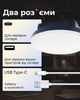 USB LED Лампа Фонарь Светильник Павербанк 7200 mAh Синий Аккумуляторный Кемпинговый Туристический Аварийный Беспроводной на Батарее Походный Ночник - изображение 2
