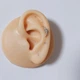 Серьга штанга для пирсинга уха, хряща, хеликса, трагуса DeKolie MK1197-20 серебряный - изображение 3
