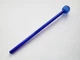Стеклянная универсальная трубка из боросиликатного стекла с колбой, длина 200 мм (цвет кобальт) - изображение 2