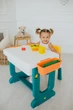 Комплект дитячий столик зі стільчиком POPPET Трансформер 6 в 1 + конструктор Будинок мрії (PP-SET-004-03) - зображення 10