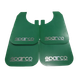 Брызговики SPARCO 430 х 265 мм, универсальные, зеленые, к-кт 4шт, мягкий капрон (60897) - изображение 1