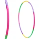 Обруч складной Хула Хуп Hula Hoop FI-338 8 секций салатовый + фиолетовый + желтый + розовый - изображение 3