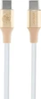 Кабель Guess Silicone with Aluminium FC USB-C to USB-C 1.5 m Gold (GUCCLALRGDD) - зображення 1