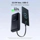 Повербанк Baseus 20000 mAh 22.5W з вбудованими кабелями Type-C та Lightning з LED-дисплеєм і швидкою зарядкою PD/QC - зображення 6