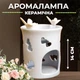 Аромалампа керамическая Две бабочки на краю Голубая - изображение 1