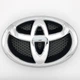 Емблема логотип Toyota передня 160*108 мм (з підкладкою) тип 3 - зображення 3