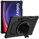 Противоударный чехол Carbon Capsule с подставкой 360° для Samsung Galaxy Tab S10 Lite 10.9" (5G SM-X406 / Wi-Fi SM-X400) - изображение 4