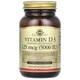 Вітаміни Solgar Vitamin D3 Cholecalciferol 125 мкг 5000 IU 120 капсул - зображення 1