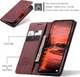Чехол книжка с магнитом Xiaomi Redmi Note 13 CaseMe Wine (43226-42) - изображение 3