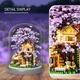 3D конструктор Будиночок на дереві під колбою на 2080 деталей (2243-P) - зображення 3
