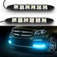 LED дневные ходовые огни Avtoaks гибкие 12V 6 SMD голубой свет 17.2 см 2 шт - изображение 2