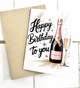 Листівка з конвертом 9 х 13 см Happy birthday to you - изображение 1