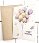 Листівка з конвертом 9 х 13 см Happy birthday (bcf) - изображение 4