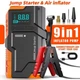 Пуско-зарядное устройство Бустер для авто Jump Starter JKUOO JK25 — 22 800 mAh, 12V, 1200A / 2500A, с компрессором 150 PSI и LED-фонарём Orange - изображение 1