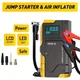 Пуско-зарядное устройство Бустер для авто Jump Starter JKUOO JK25 — 22 800 mAh, 12V, 1200A / 2500A, с компрессором 150 PSI и LED-фонарём Yellow - изображение 9